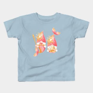 Cute Mermaid Gnomes Mermaid Lover Mermaid Life Kids T-Shirt